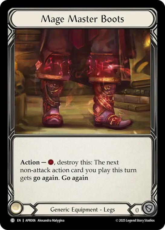 Mage Master Boots [APR006] (Armory Deck: Legends Prism) | Good Games Adelaide SA
