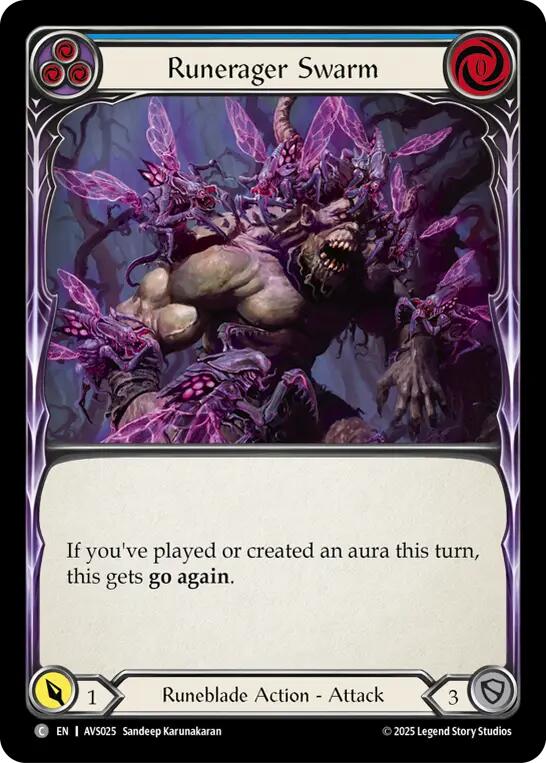 Runerager Swarm (Blue) [AVS025] (Armory Deck: Legends Viserai) | Good Games Adelaide SA