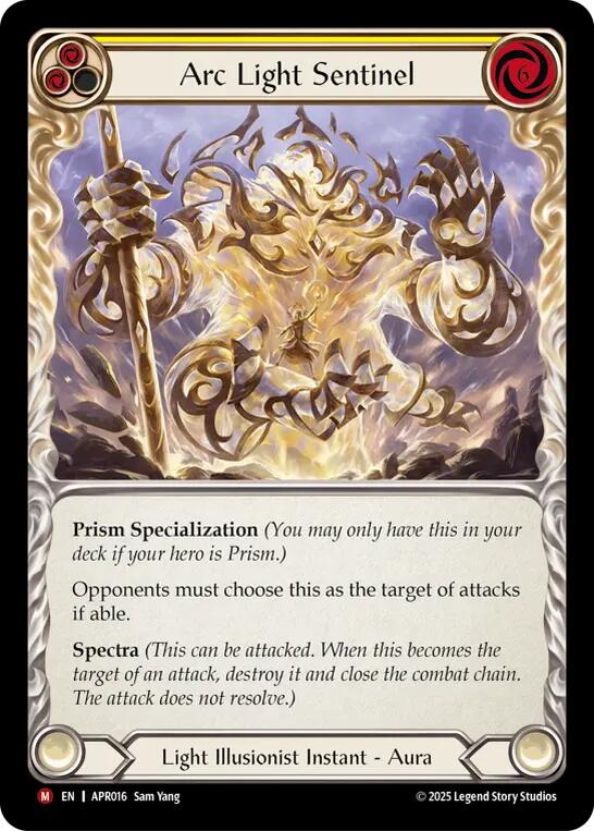 Arc Light Sentinel [APR016] (Armory Deck: Legends Prism) | Good Games Adelaide SA