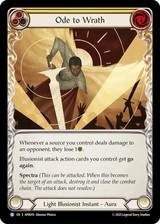 Ode to Wrath [APR019] (Armory Deck: Legends Prism) | Good Games Adelaide SA