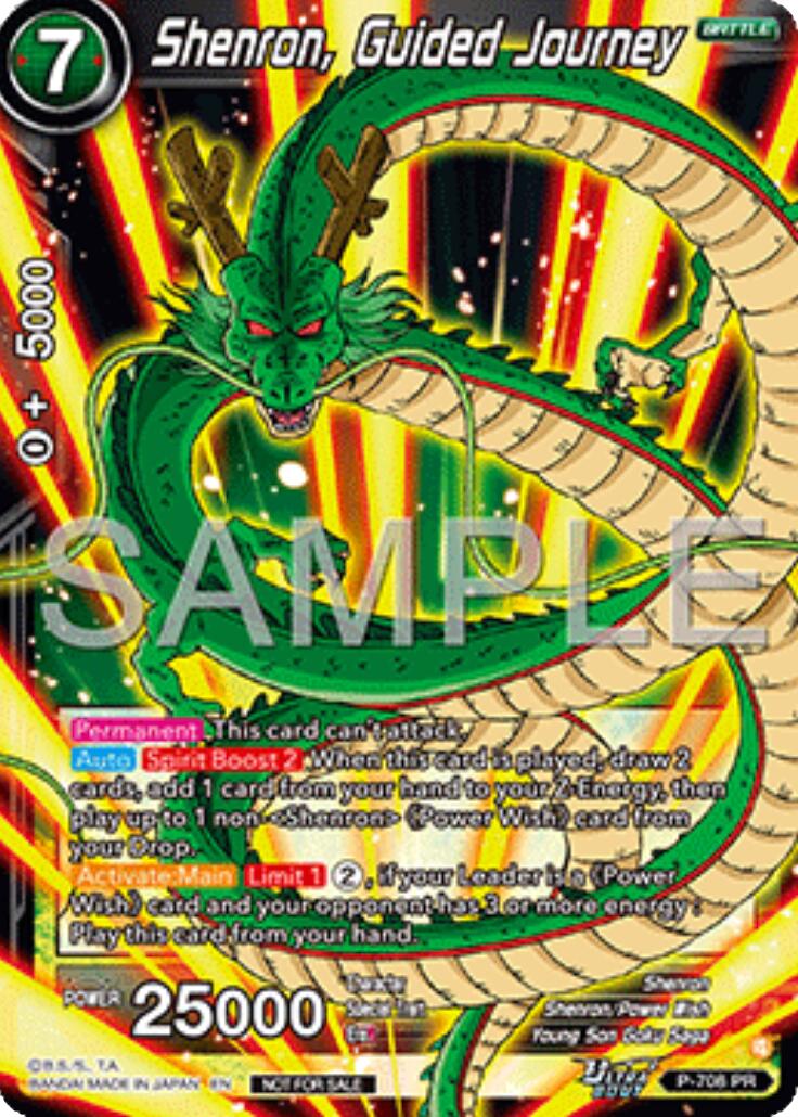 Shenron, Guided Journey (Ultra-Bout Series Tournament Pack Vol.13) (P-708) [Tournament Promotion Cards] | Good Games Adelaide SA