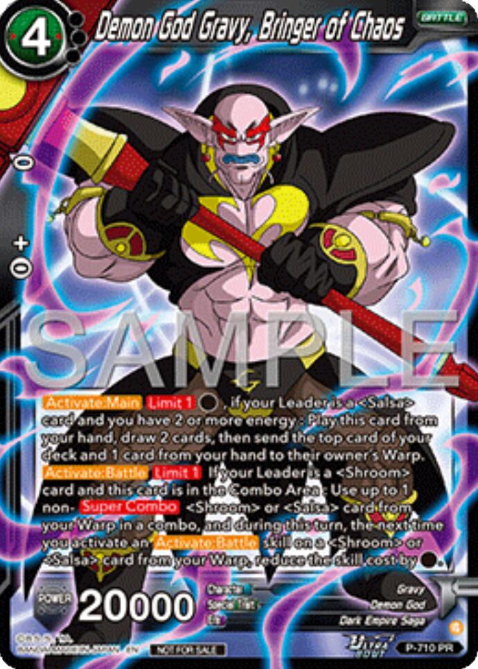 Demon God Gravy, Bringer of Chaos (Ultra-Bout Series Tournament Pack Vol.13) (P-710) [Tournament Promotion Cards] | Good Games Adelaide SA