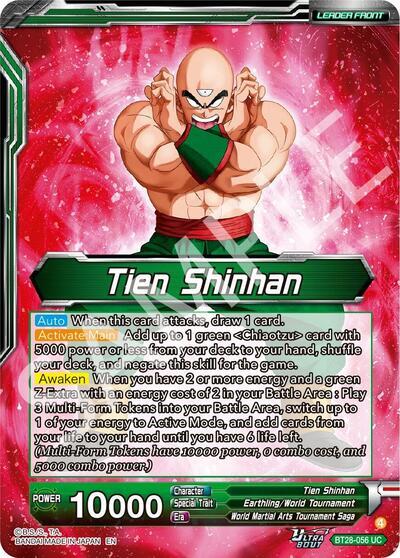Tien Shinhan // Tien Shinhan, Return of the Mysterious Technique (SLR) (BT28-056) [Prismatic Clash] | Good Games Adelaide SA