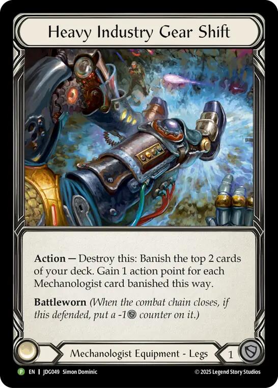 Heavy Industry Gear Shift [JDG049] (Promo)  Cold Foil | Good Games Adelaide SA
