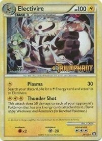 Electivire (20/102) (Staff Prerelease Promo) [HeartGold & SoulSilver: Black Star Promos] | Good Games Adelaide SA