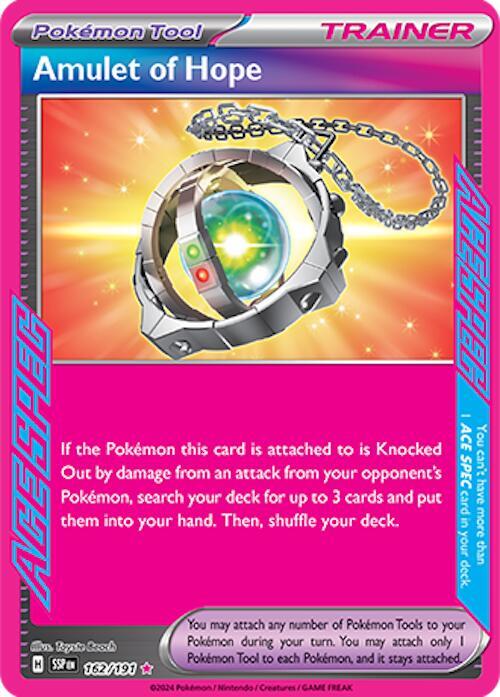 Amulet of Hope 162/191 (SV08: Surging Sparks)  - Holofoil | Good Games Adelaide SA