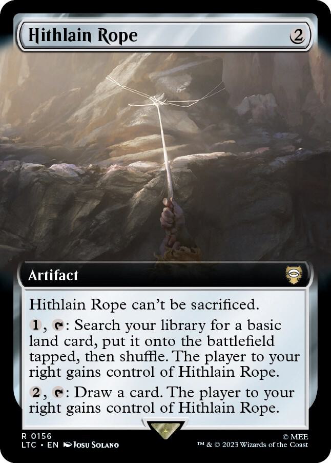 Hithlain Rope 156 (Commander: The Lord of the Rings: Tales of Middle-earth)  - Extended Art | Good Games Adelaide SA