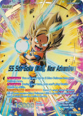 Son Goku (Mini) // SS Son Goku (Mini), New Adventure (SLR) (BT28-028) [Prismatic Clash] | Good Games Adelaide SA