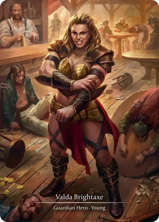 Valda Brightaxe (Marvel) [MPG002] (Mastery Pack Guardian)  Cold Foil | Good Games Adelaide SA