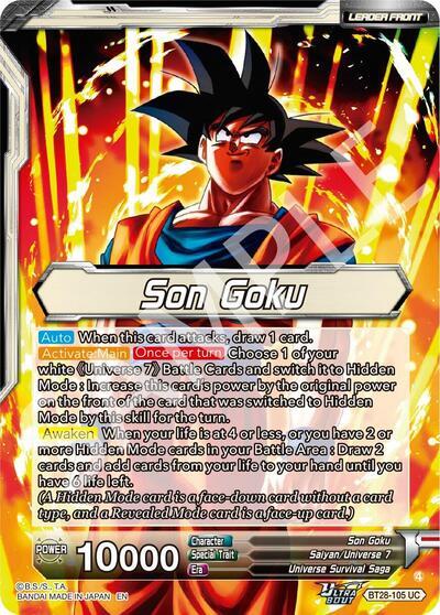 Son Goku // SSG Son Goku, Crimson Power (SLR) (BT28-105) [Prismatic Clash] | Good Games Adelaide SA