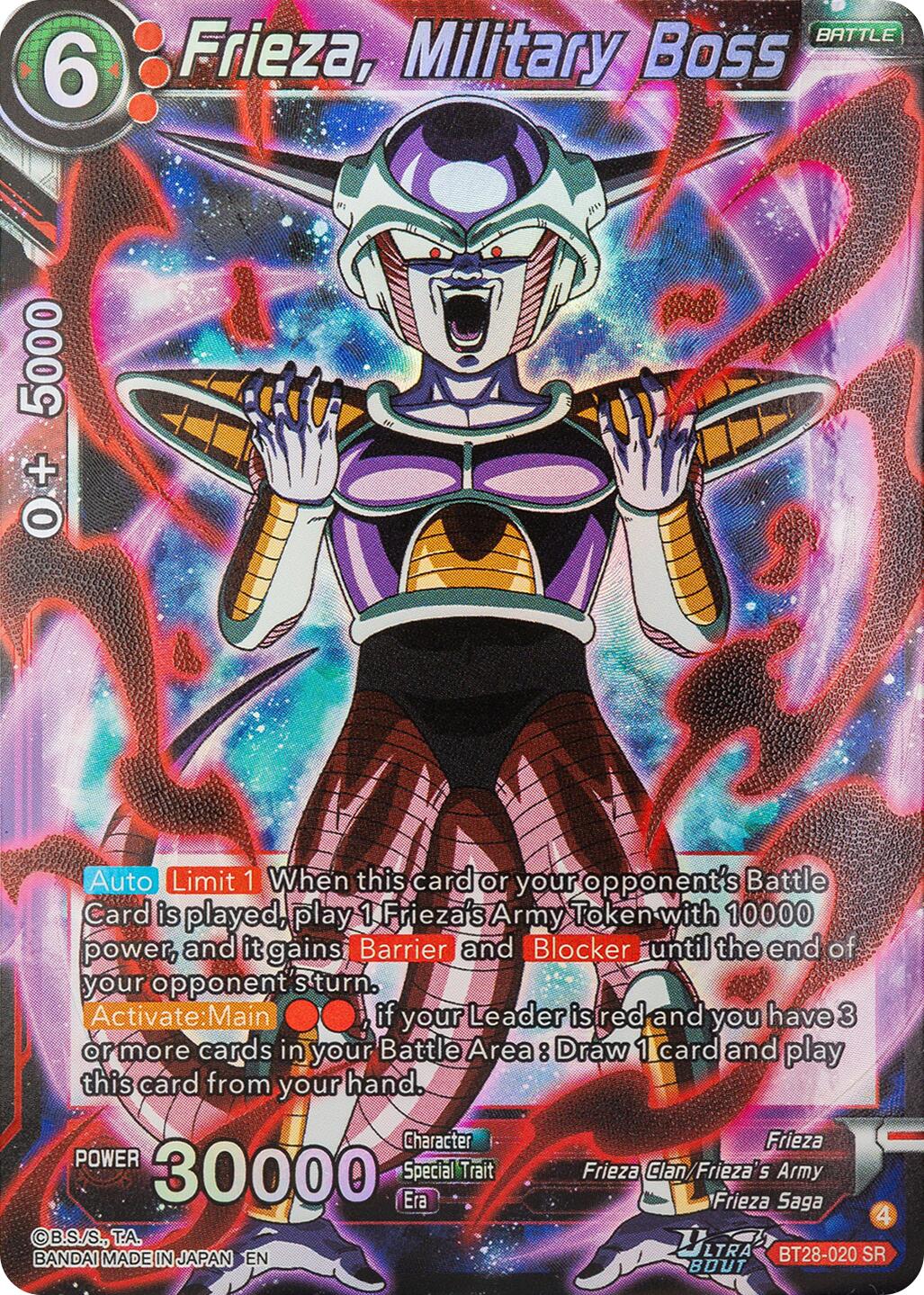 Frieza, Military Boss (BT28-020) [Prismatic Clash] | Good Games Adelaide SA