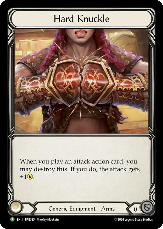 Hard Knuckle [FAB335] (Promo)  Cold Foil | Good Games Adelaide SA