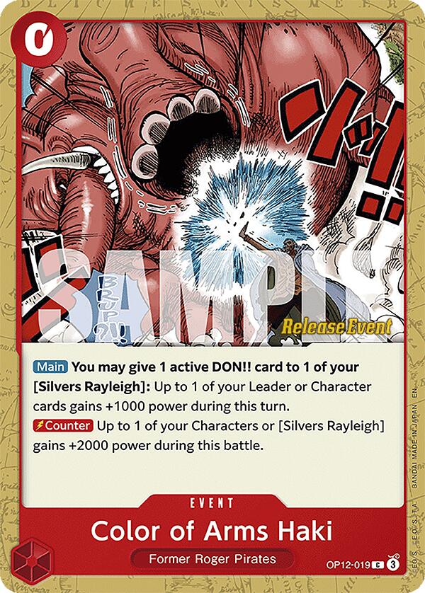 Color of Arms Haki [Legacy of the Master Release Event Cards] | Good Games Adelaide SA