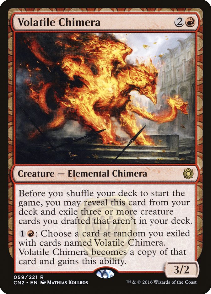 Volatile Chimera 59 (Conspiracy: Take the Crown)  - Foil | Good Games Adelaide SA