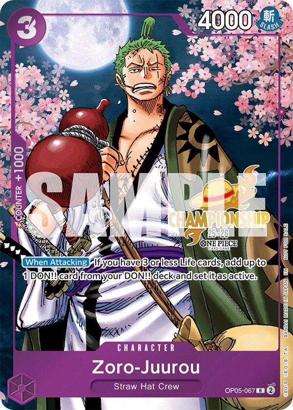 Zoro-Juurou (CS 25-26 Event Pack) [One Piece Promotion Cards] | Good Games Adelaide SA