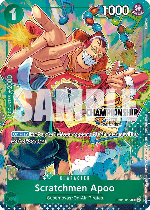 Scratchmen Apoo (CS 25-26 Celebration Pack) [One Piece Promotion Cards] | Good Games Adelaide SA