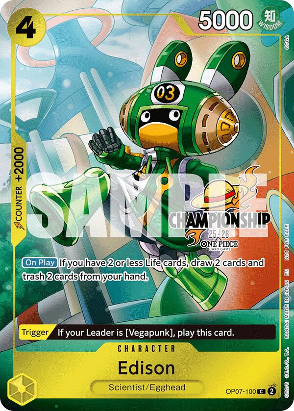 Edison (CS 25-26 Celebration Pack) [One Piece Promotion Cards] | Good Games Adelaide SA