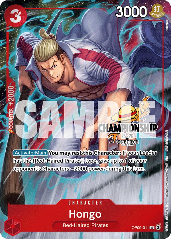 Hongo (CS 25-26 Celebration Pack) [One Piece Promotion Cards] | Good Games Adelaide SA