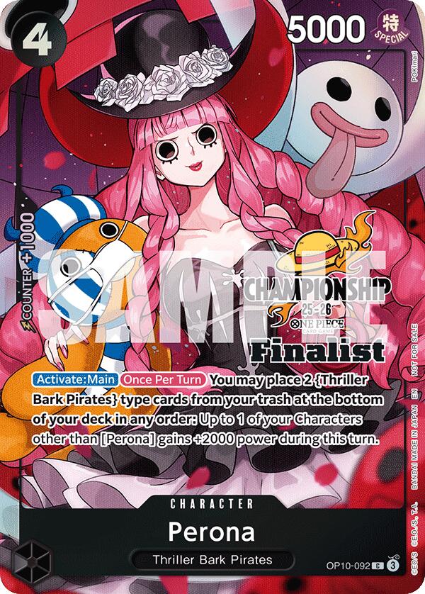 Perona (CS 25-26 Finalist Card Set 1) [One Piece Promotion Cards] | Good Games Adelaide SA