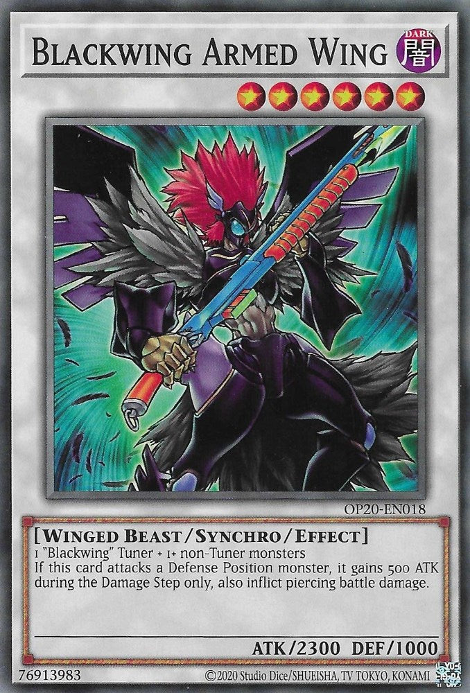 Blackwing Armed Wing [OP20-EN018] Common | Good Games Adelaide SA