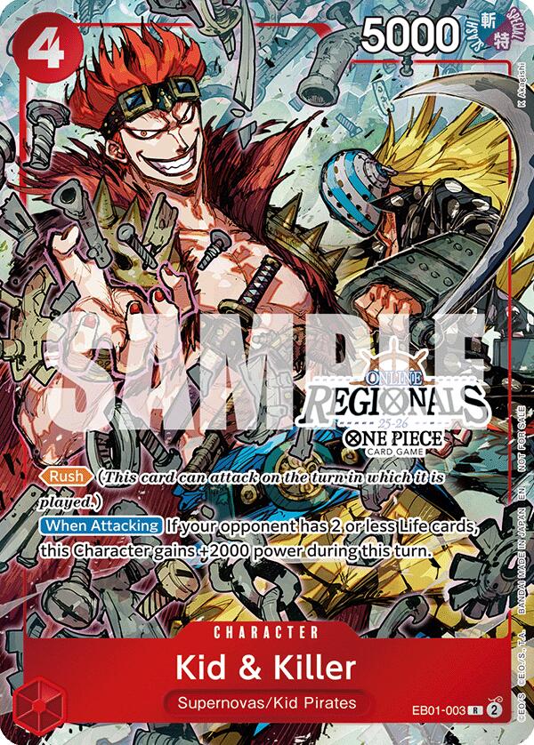 Kid & Killer (Online Regional Participation Pack 2025 Vol.2) [One Piece Promotion Cards] | Good Games Adelaide SA