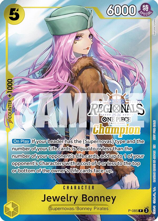 Jewelry Bonney (Online Regional Champion Card Set 2025 Vol.2) [One Piece Promotion Cards] | Good Games Adelaide SA