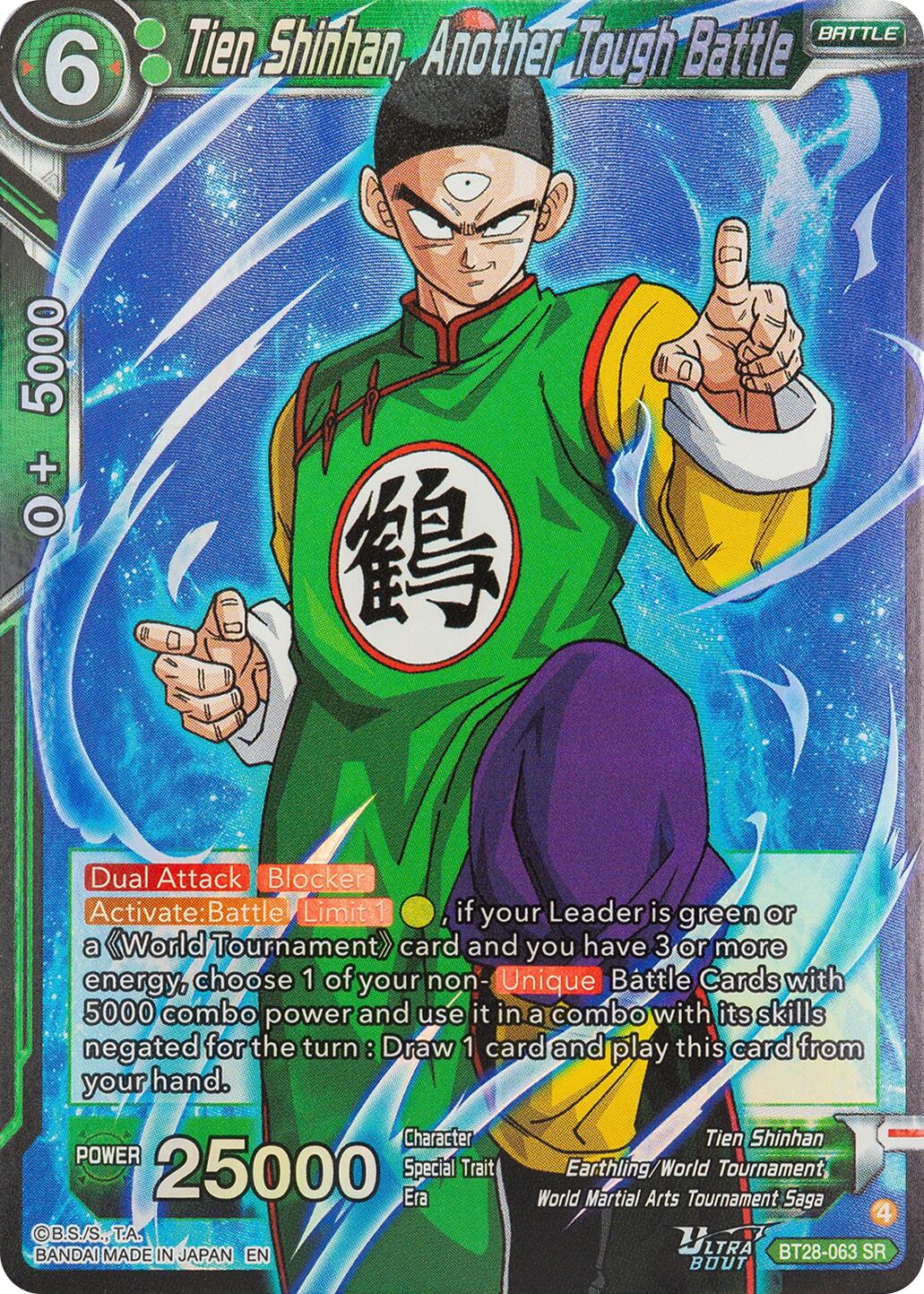 Tien Shinhan, Another Tough Battle (BT28-063) [Prismatic Clash] | Good Games Adelaide SA