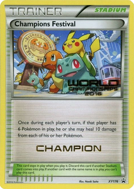 Champions Festival (XY176) (2016 Champion) [XY: Black Star Promos] | Good Games Adelaide SA