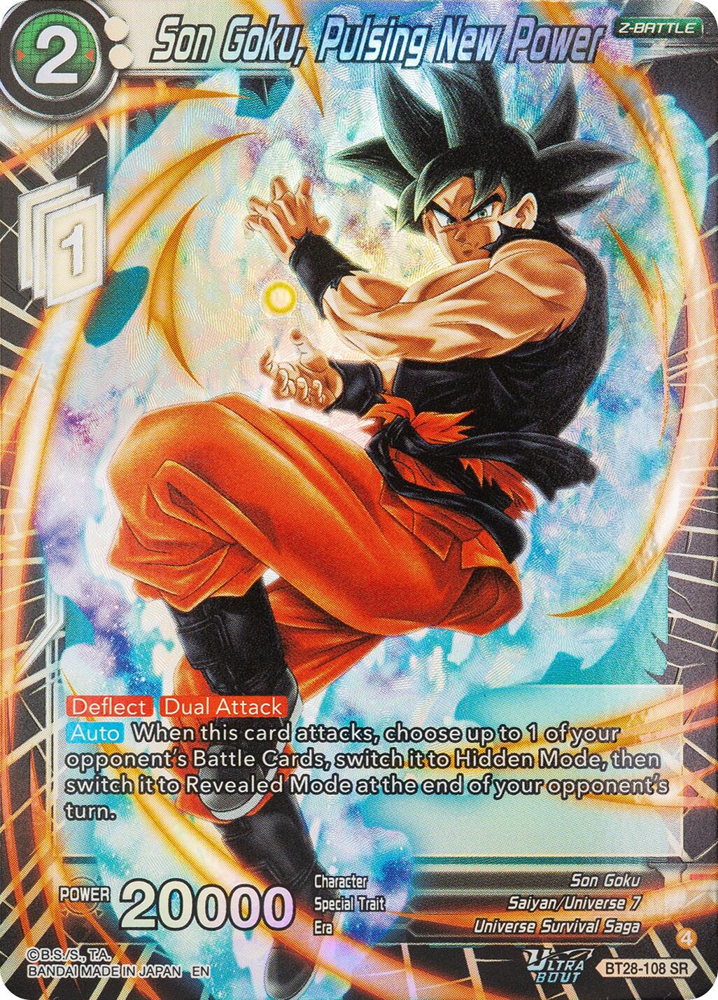 Son Goku, Pulsing New Power (BT28-108) [Prismatic Clash] | Good Games Adelaide SA