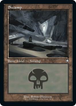 Swamp 34 Retro Frame 34 (Commander: The Brothers' War)  | Good Games Adelaide SA