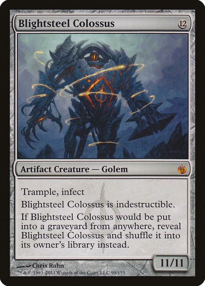Blightsteel Colossus 99 (Mirrodin Besieged)  - Foil | Good Games Adelaide SA