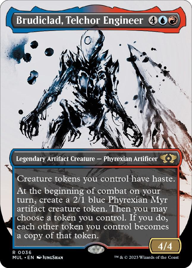 Brudiclad, Telchor Engineer 36 (March of the Machine: Multiverse Legends)  - Borderless Foil | Good Games Adelaide SA