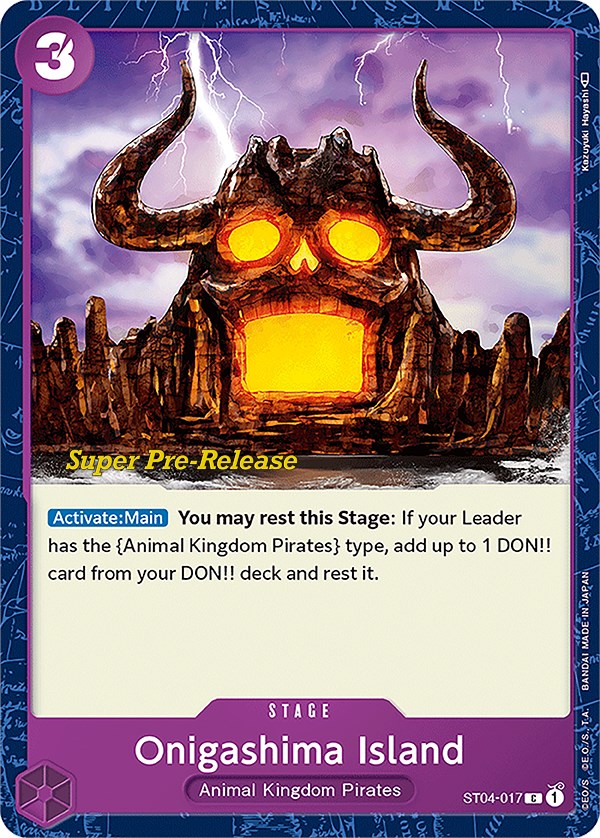 Onigashima Island [Super Pre-Release Starter Deck: Animal Kingdom Pirates] | Good Games Adelaide SA