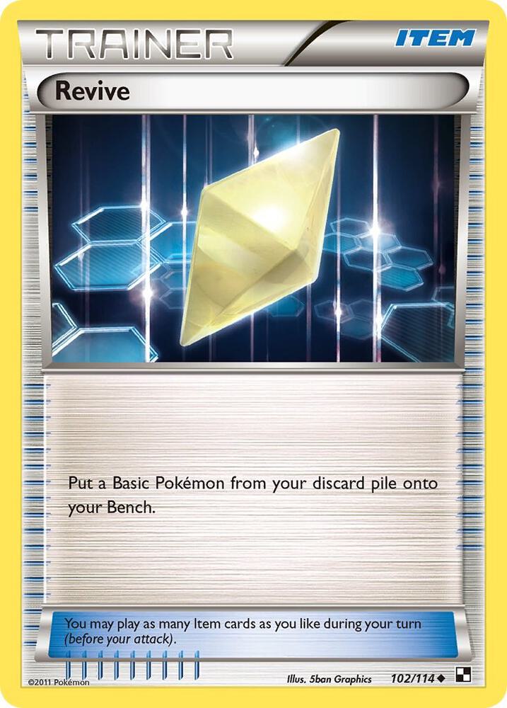 Revive 102/114 (Black and White)  - Reverse Holofoil | Good Games Adelaide SA