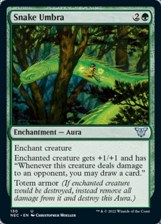 Snake Umbra [Kamigawa: Neon Dynasty Commander] | Good Games Adelaide SA