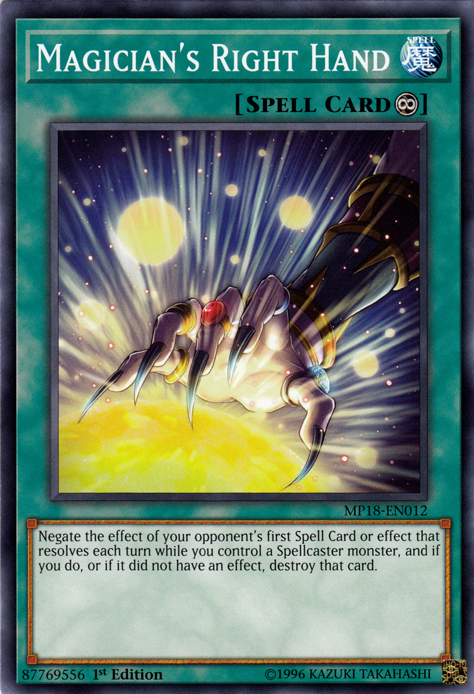 Magician's Right Hand [MP18-EN012] Common | Good Games Adelaide SA