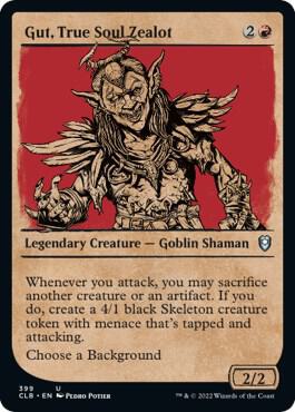 Gut True Soul Zealot Showcase 399 (Commander Legends: Battle for Baldur's Gate)  | Good Games Adelaide SA