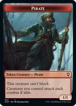 Pirate Goblin Double Sided Token 37 // 34 (Commander Legends: Battle for Baldur's Gate)  | Good Games Adelaide SA