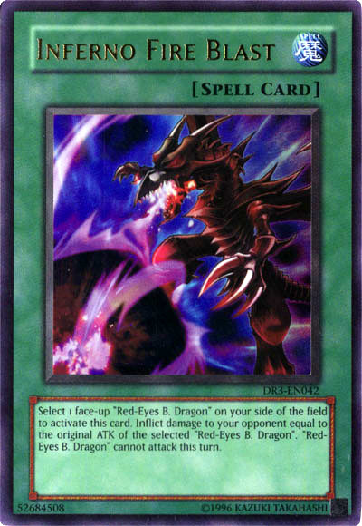 Inferno Fire Blast [DR3-EN042] Ultra Rare | Good Games Adelaide SA