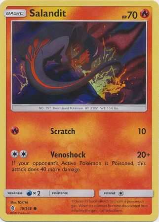 Salandit (15/145) (Collection Promo) [Sun & Moon: Guardians Rising] | Good Games Adelaide SA