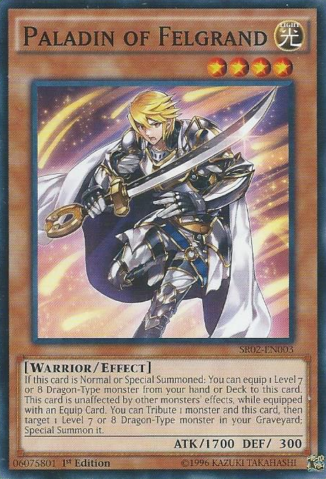 Paladin of Felgrand [SR02-EN003] Common | Good Games Adelaide SA