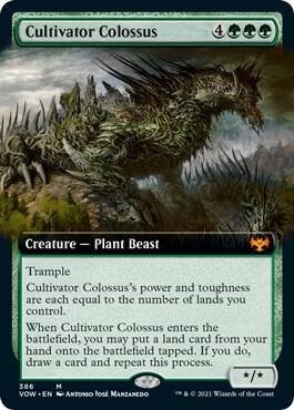 Cultivator Colossus Extended Art 386 (Innistrad: Crimson Vow)  - Foil | Good Games Adelaide SA