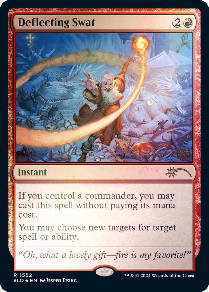 Deflecting Swat Rainbow Foil 1552 (Secret Lair Drop Series)  - Foil | Good Games Adelaide SA