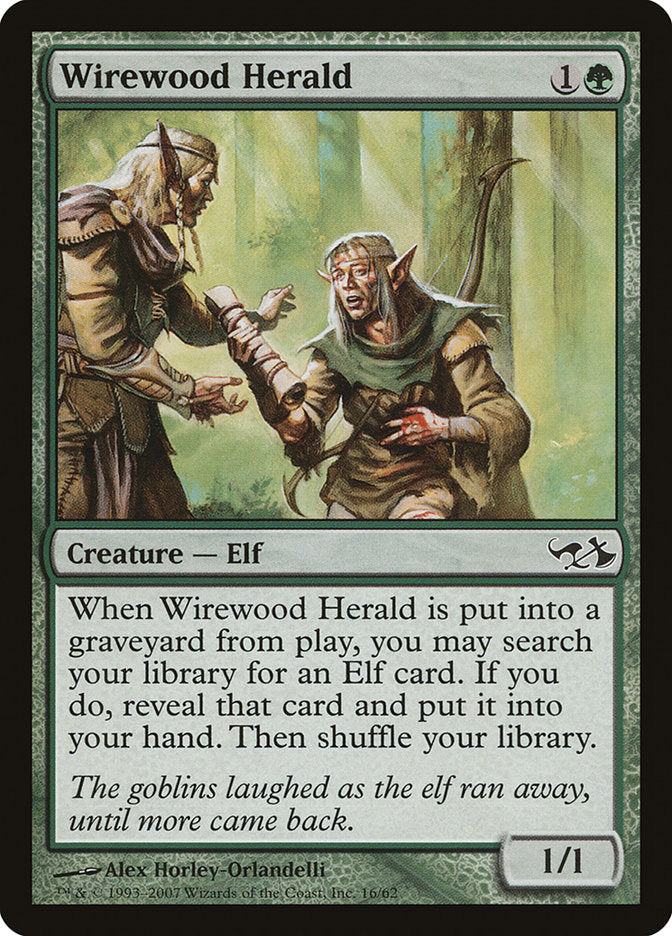 Wirewood Herald [Duel Decks: Elves vs. Goblins] | Good Games Adelaide SA
