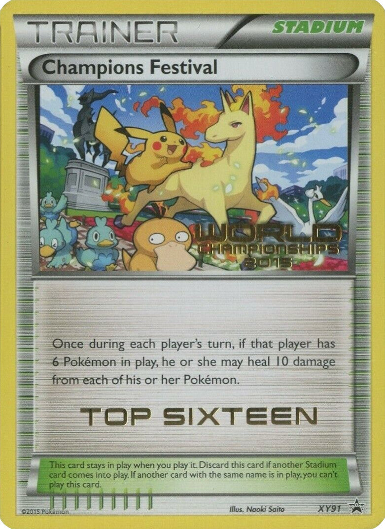 Champions Festival (XY91) (2015 Top Sixteen) [XY: Black Star Promos] | Good Games Adelaide SA