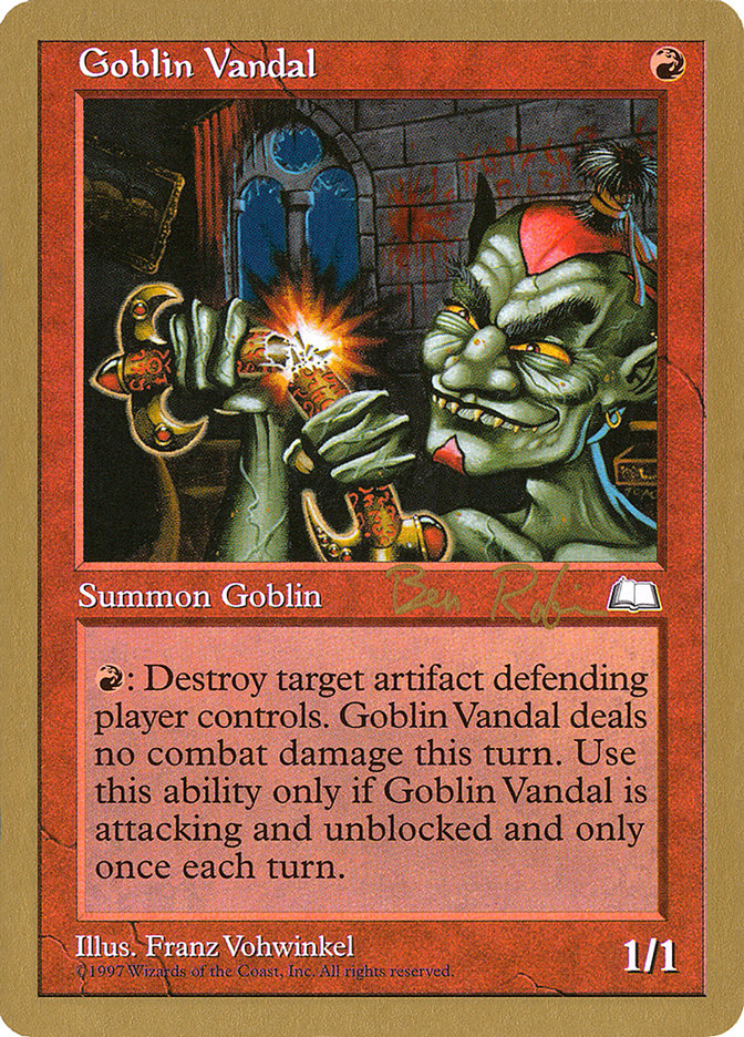 Goblin Vandal (Ben Rubin) [World Championship Decks 1998] | Good Games Adelaide SA