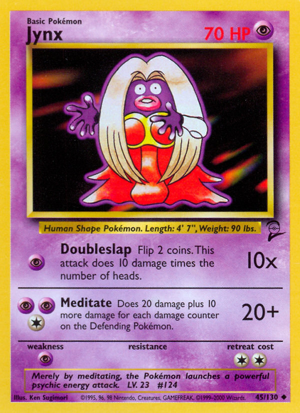 Jynx (45/130) [Base Set 2] | Good Games Adelaide SA