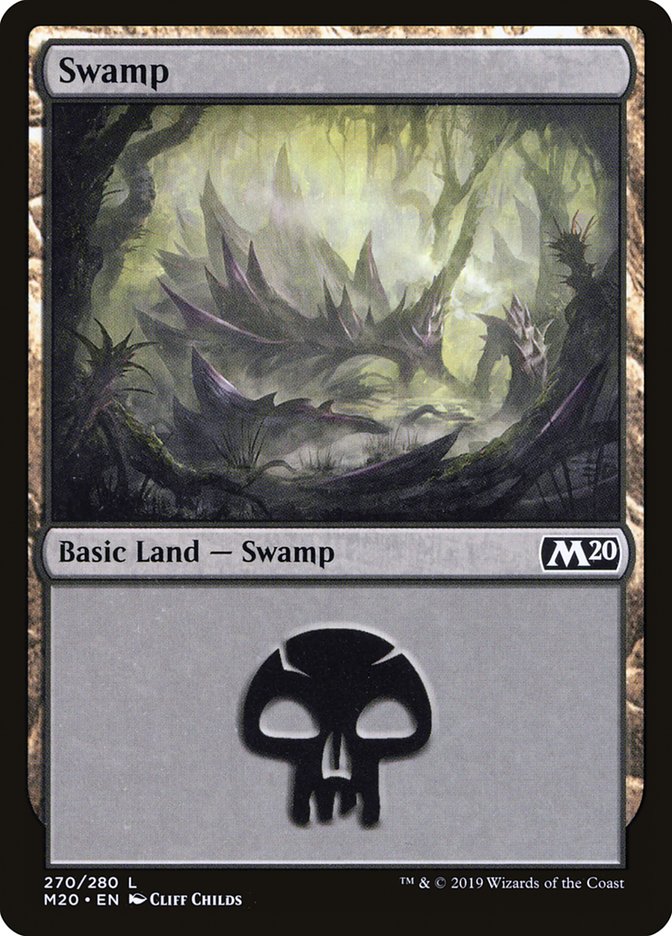 Swamp (#270) [Core Set 2020] | Good Games Adelaide SA