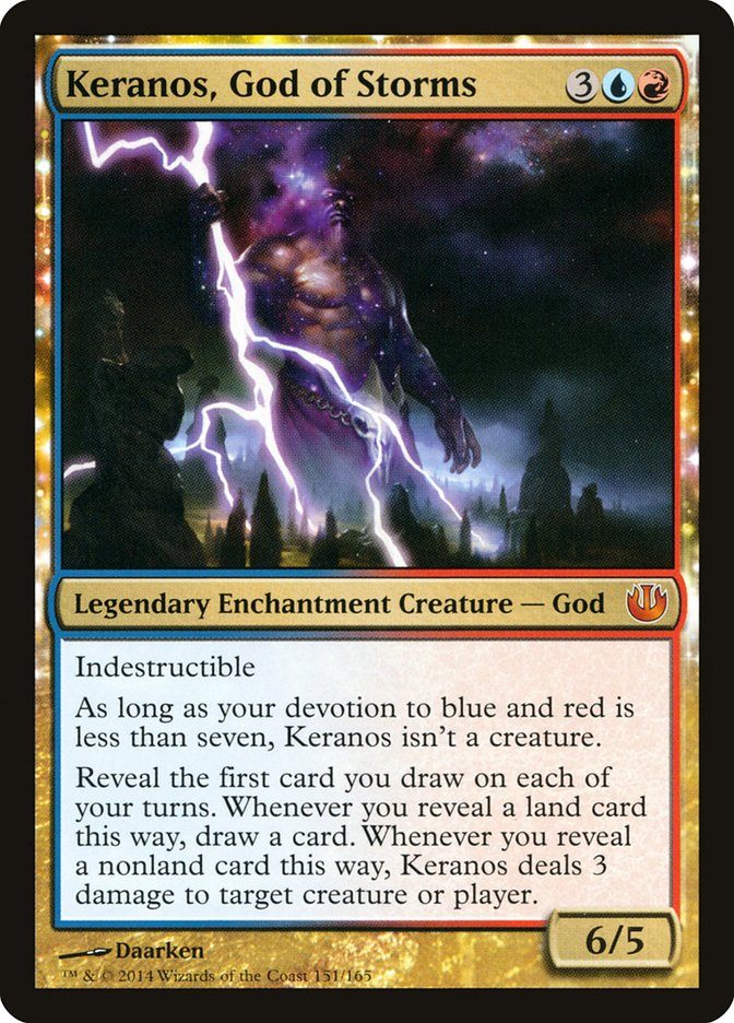 Keranos, God of Storms 151 (Journey Into Nyx)  - Foil | Good Games Adelaide SA