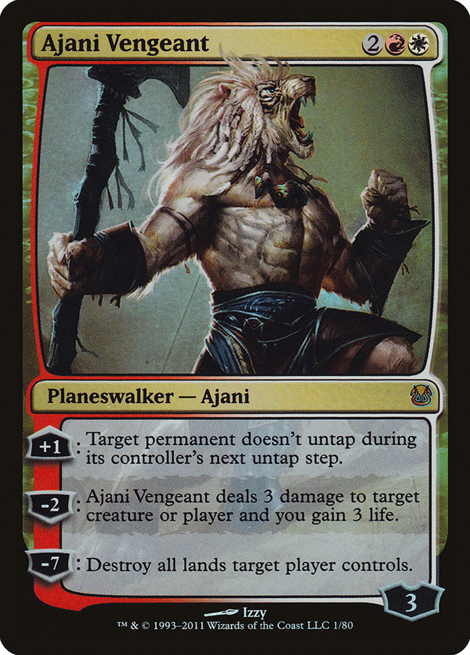 Ajani Vengeant 1 (Duel Decks: Ajani vs. Nicol Bolas)  - Foil | Good Games Adelaide SA